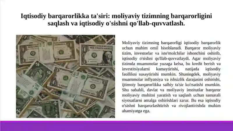 Markaziybankningiqtisotdegio‘rni 4