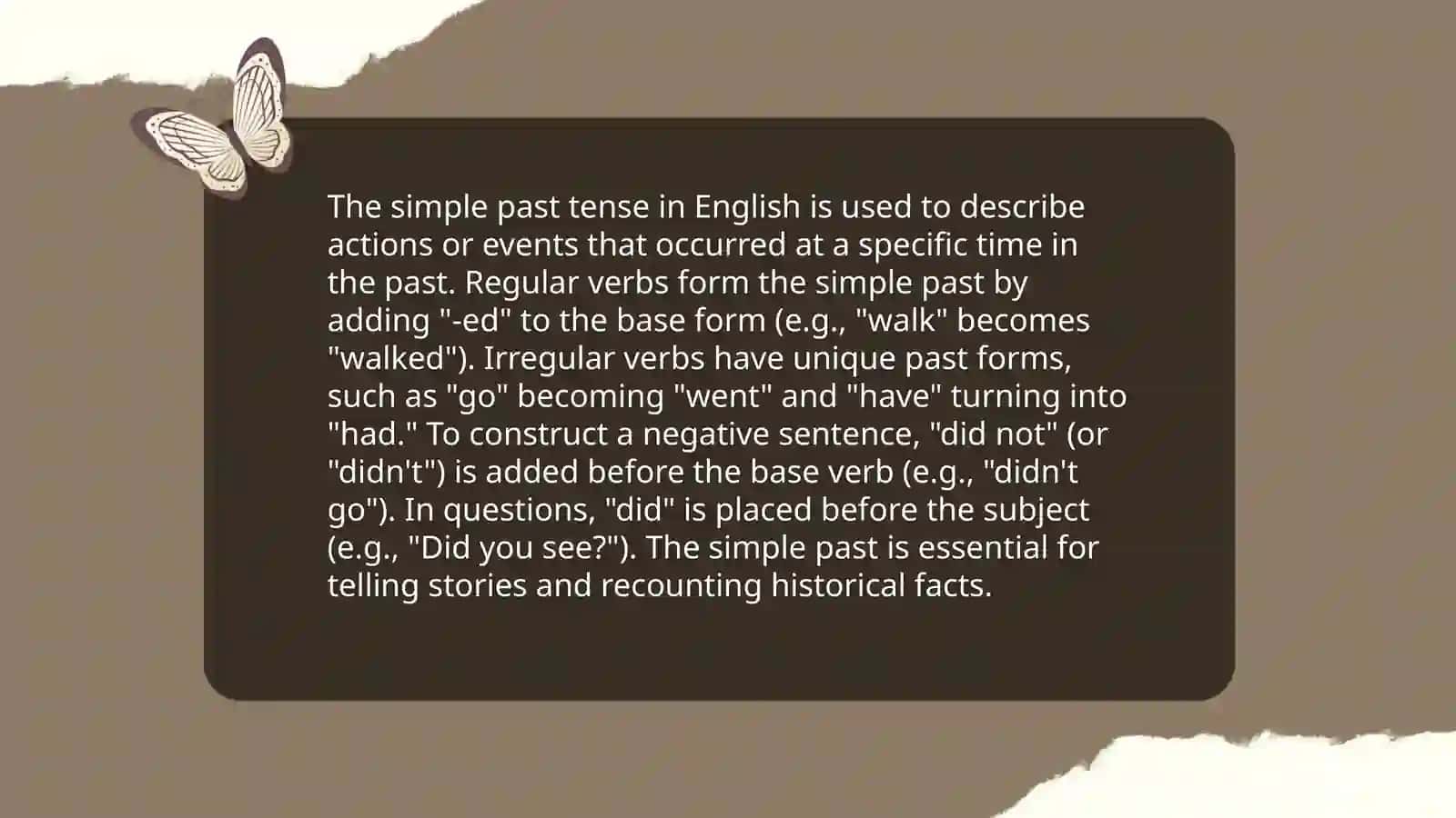 Simple tenses 4