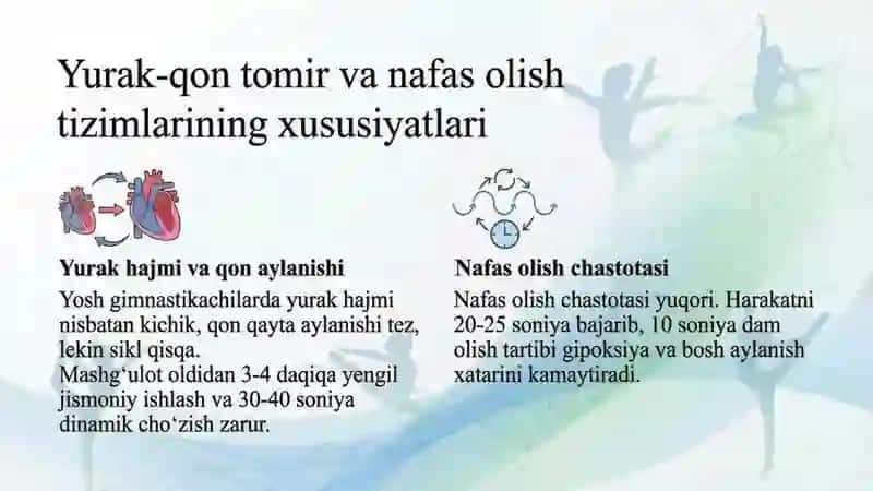 Yoshga xos urm tuzish, va otkazish yosh gimnastikachilarni tayyorlash xususiyatlari 4