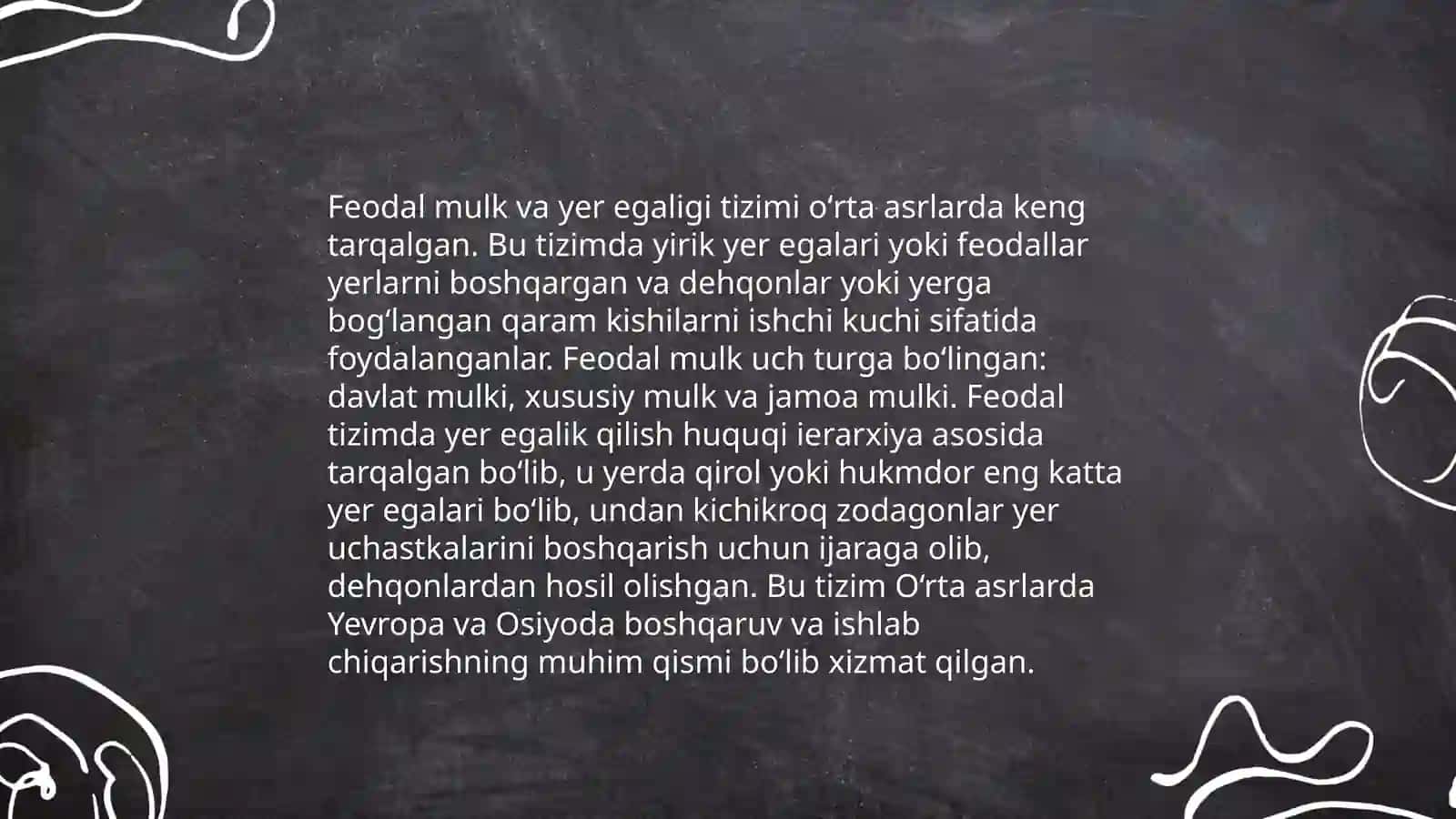 Feodal jamiyati va uning yemirilishi davridagi iqtisodiy qarashlar 4