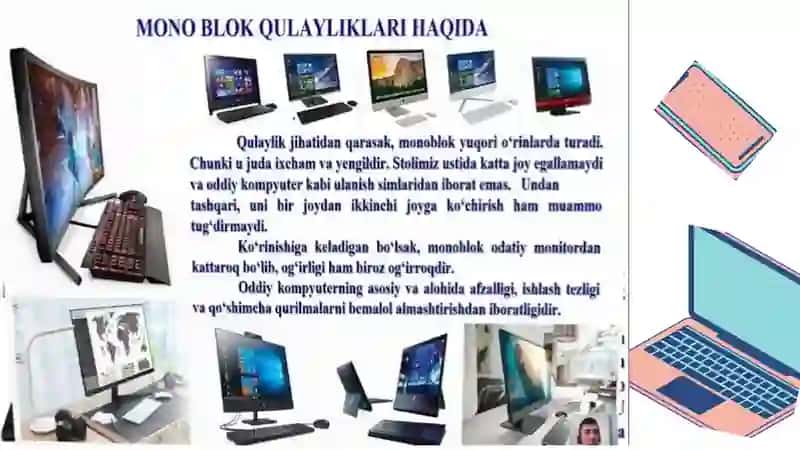 MONITOR TURLARI VA XUSUSIYATLARI 4