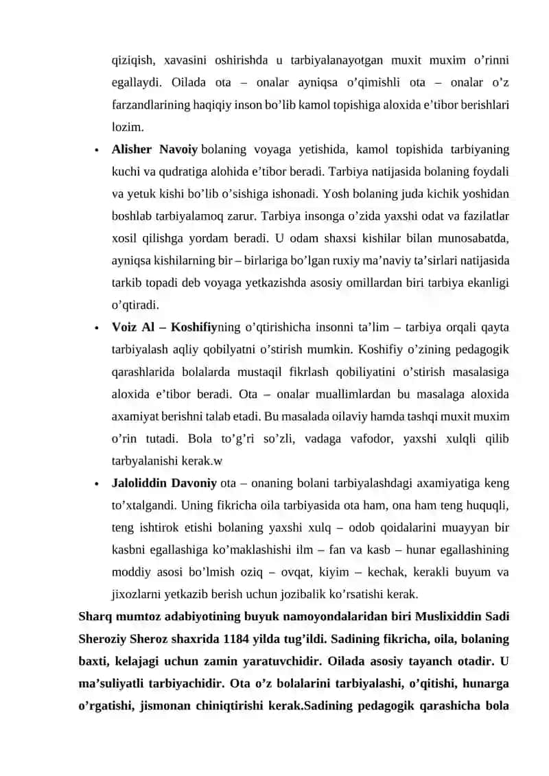 MAKTABGACHA TA'LIM-TARBIYANI TASHKIL ETISH FANINING BARKAMOL INSONNI TARBIYASIDAGI ORNI HAQIDA TUSHUNCHALAE TAHLILI 4
