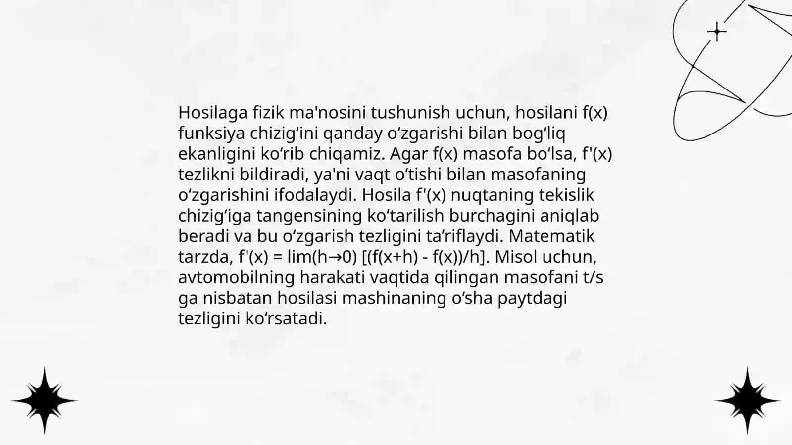 Ikki oʻzgaruvchili funksiya diferensialining geometrik manosi 4
