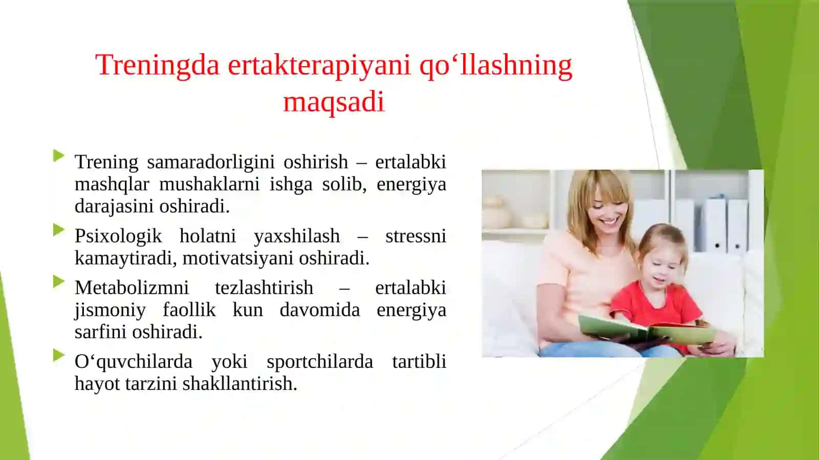 Treningda ertakterapiyani qo‘llash 4