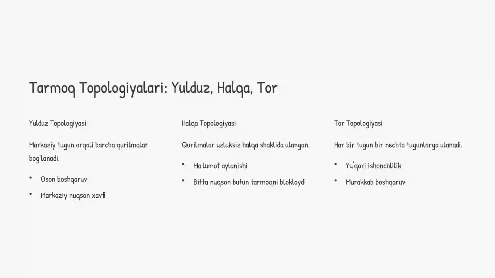 IEEE 802.11 Lokal Tarmoqlarining  Topologiyalari va Protokollari Steki 4