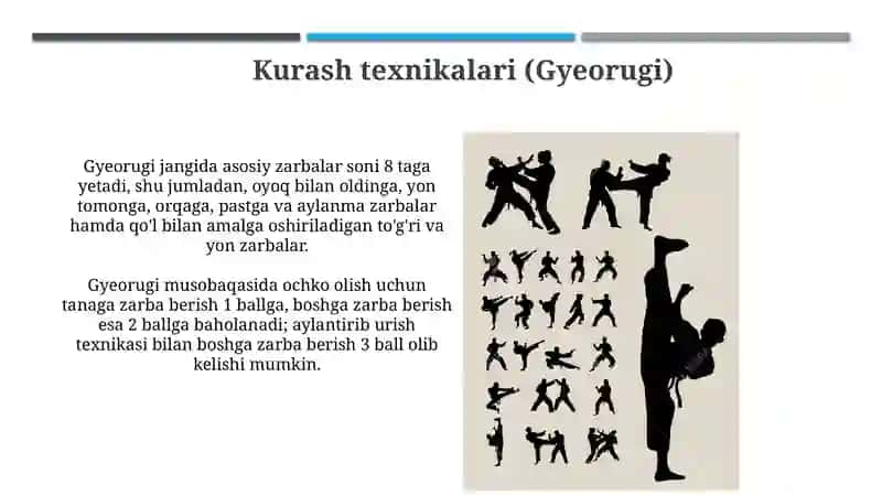 Taekvondoda Texnik Tayyorgarlik 4