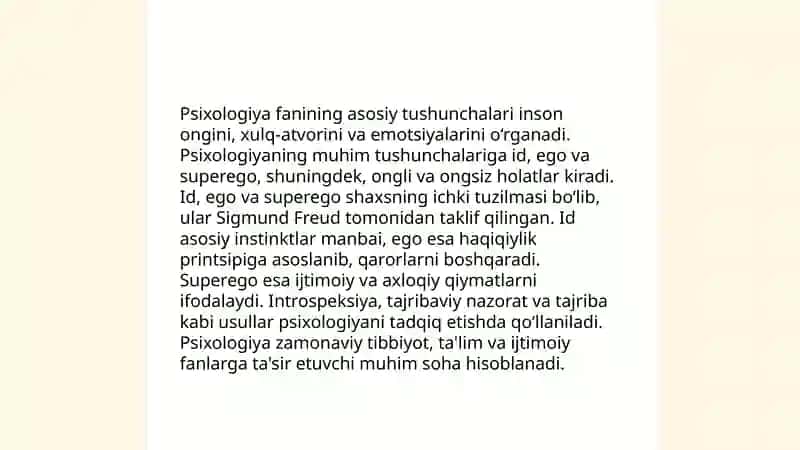 Psixologiya fanining predmeti, maqsad va vazifalar 4