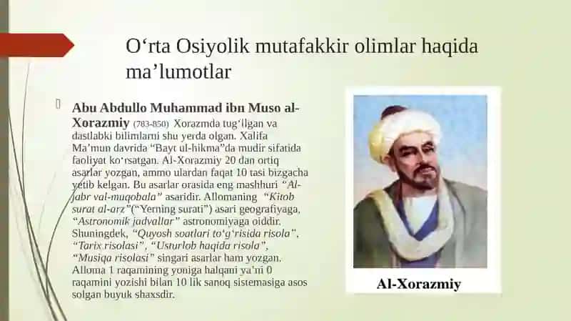 Yuksak ma’naviyatli yoshlarni tarbiyalashda O’rta Osiyo allomalari ilmiy merosining o’rni 4