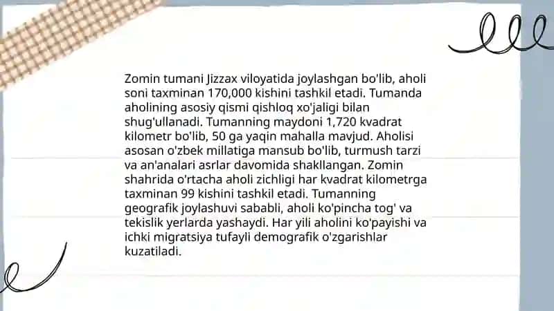Zomin statistikasi 4