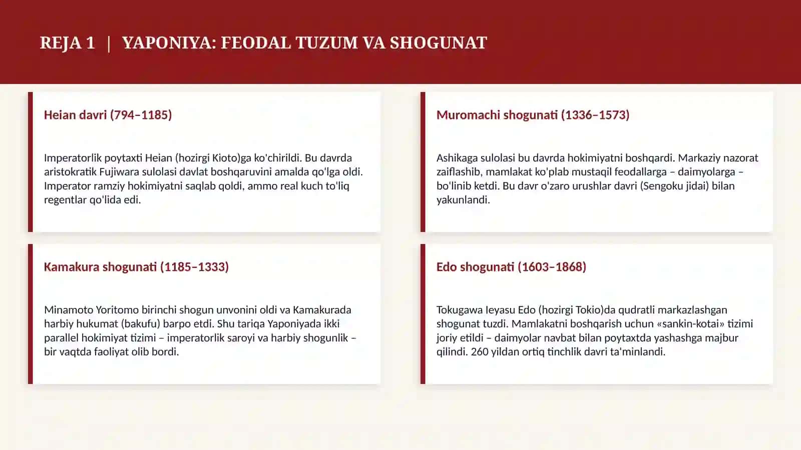 Oʻrta asrlarda Yaponiya va Koreya 4
