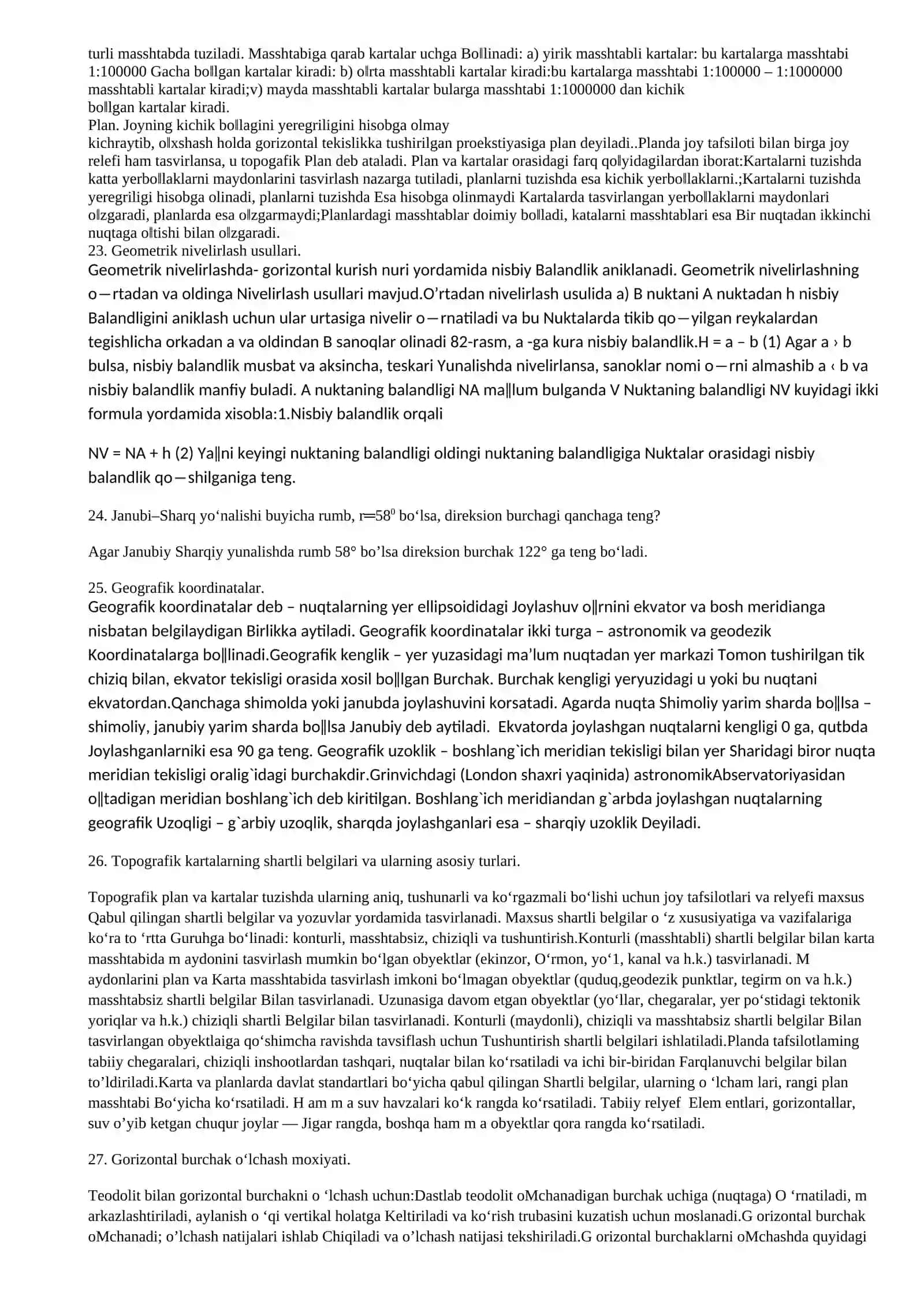 Injenerlik geodeziyasi fani va uning vazifasi 4