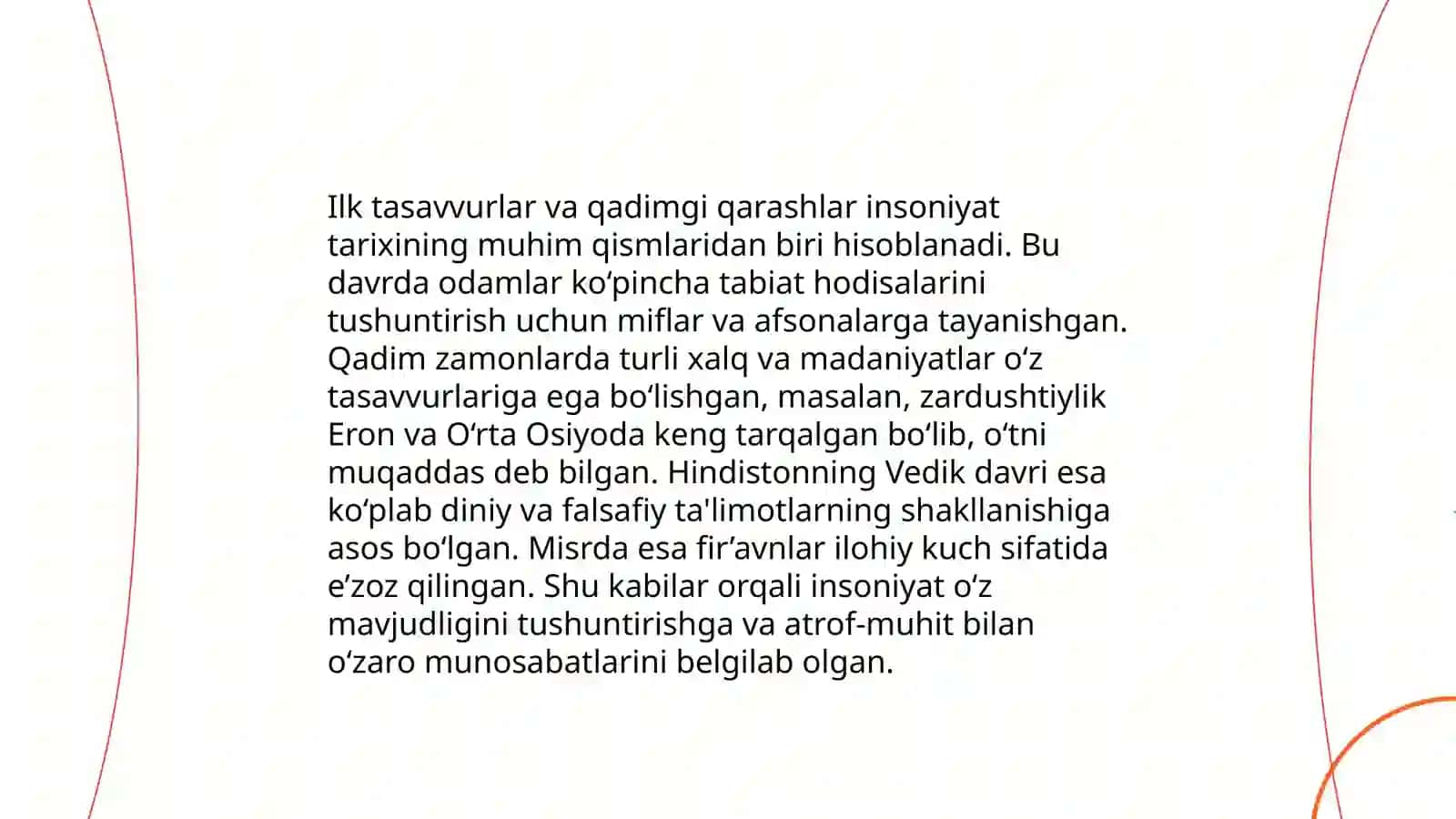 Ma’naviy tarbiya to‘g‘risidagi ilk tasavvurlar, qarashlar va ta’limotlar 4