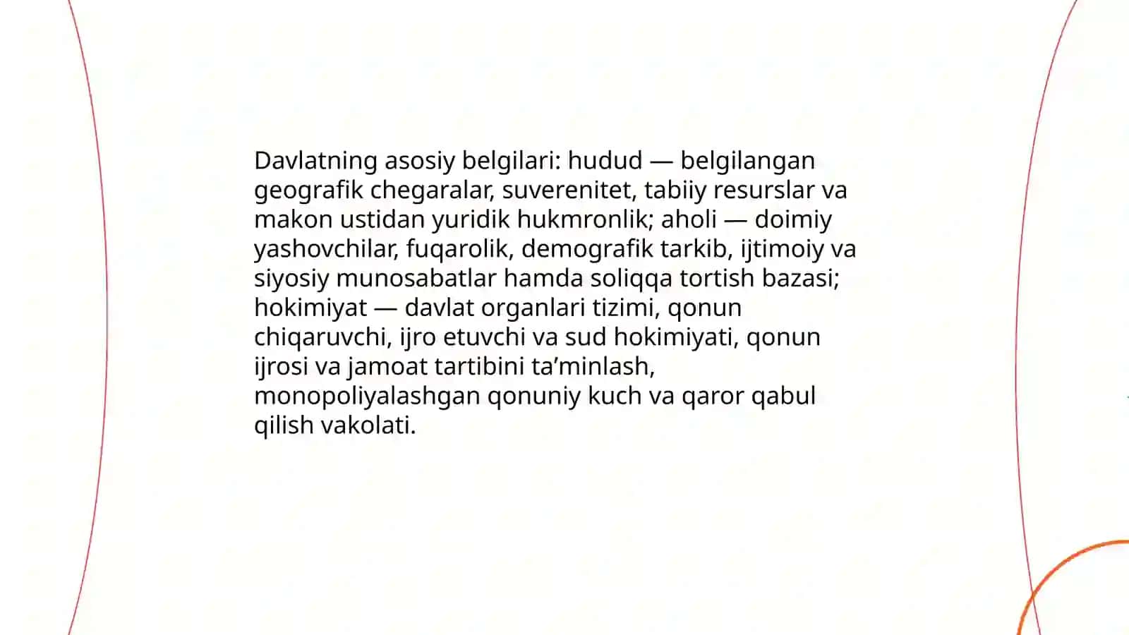 Davlat tushunchasi, belgilari va davlat funksiyalari 4