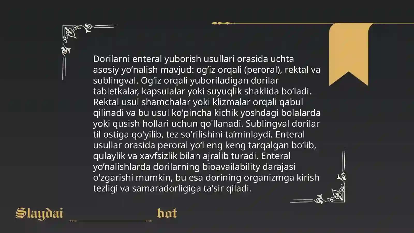 Dorilarni organizmga yuborish yo'llari va saqlash qoidalari 4