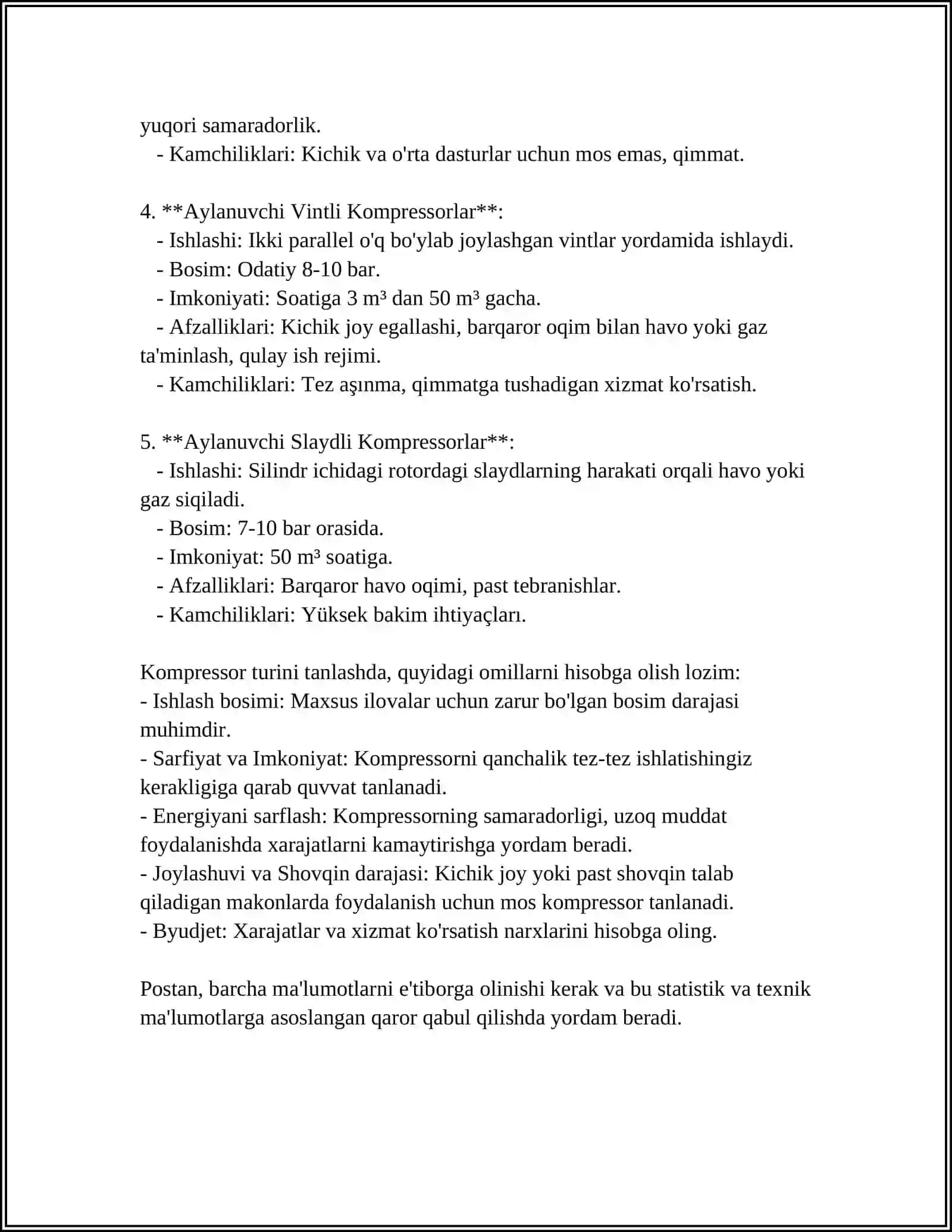 Porshenli Kompressorlar 4