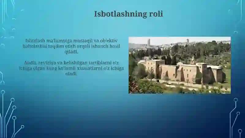 Audit va kafolat tushunchasi.(Kafolatga kirish) 4