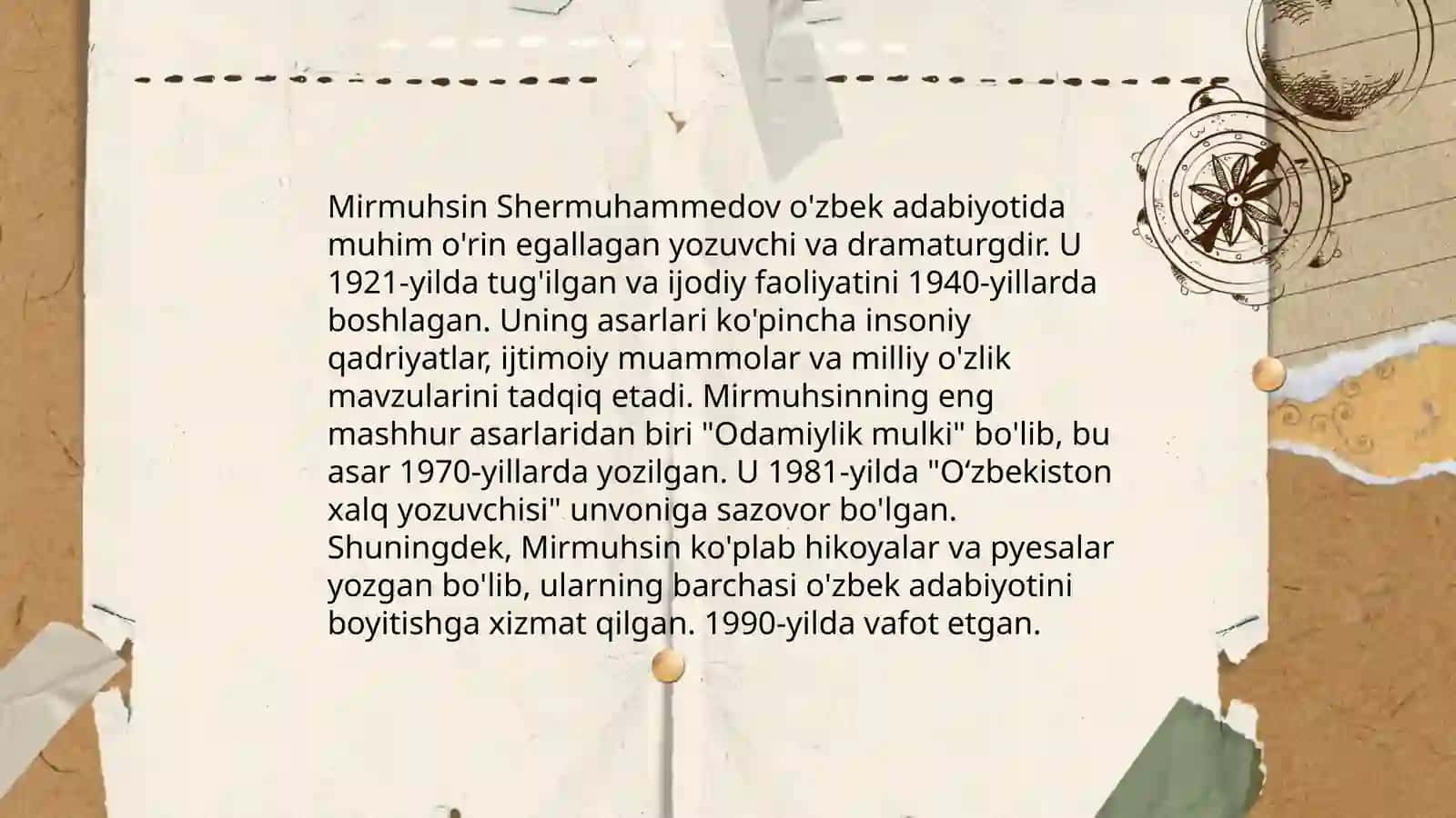 Mirmuhsin Shermuhammedovning òzbek jadid adabiyotida tutgan òrni 4