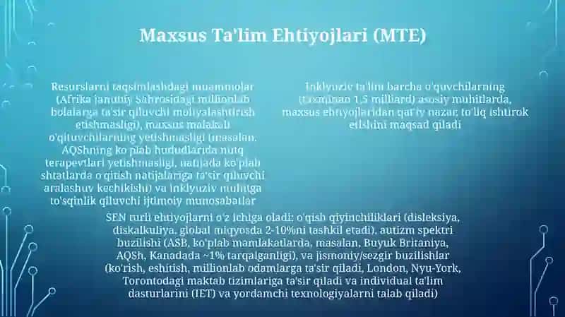 Inklyuziv sinflarda individual ta'lim dasturi (ITD) 4