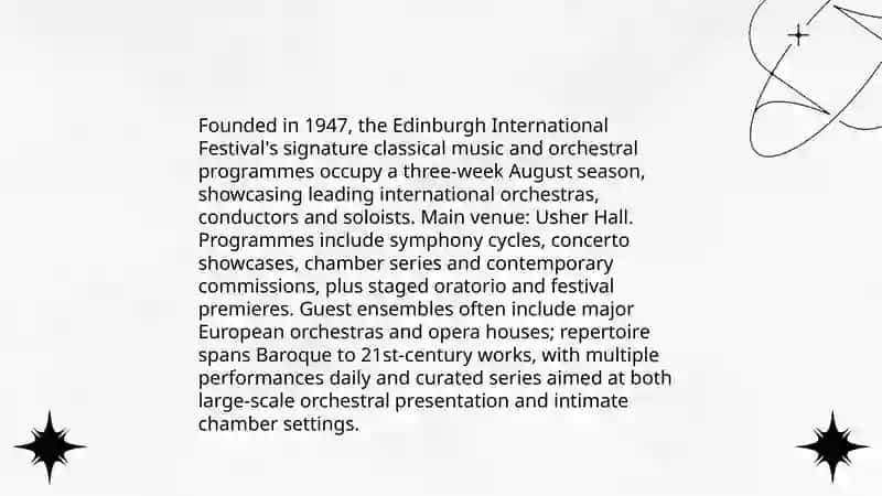 EDINGBURG INTERNATIONAL FESTIVAL 4