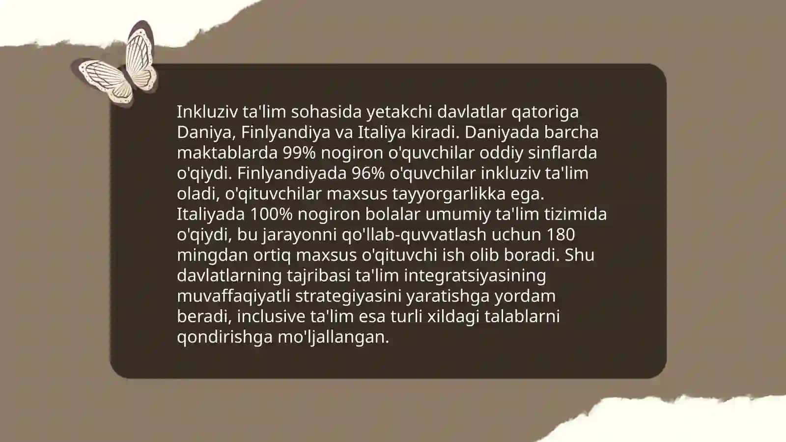 Inkluziv ta'limning xalqaro tajribalari 4