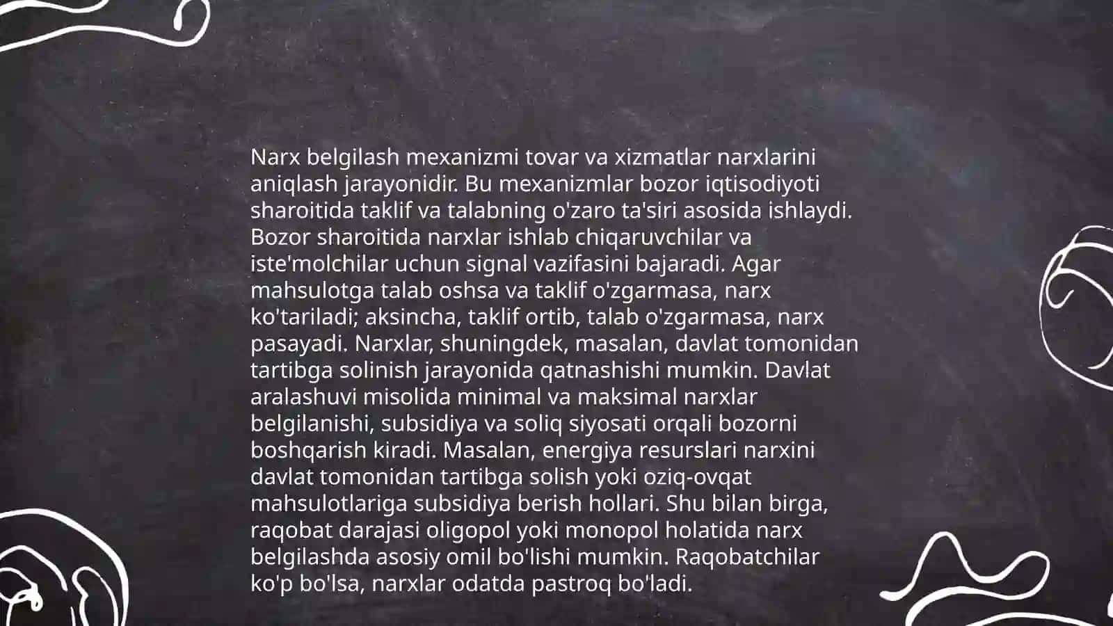 Talab va Taklif Qonuniga Ko‘ra Narx Belgilash Usullari 4