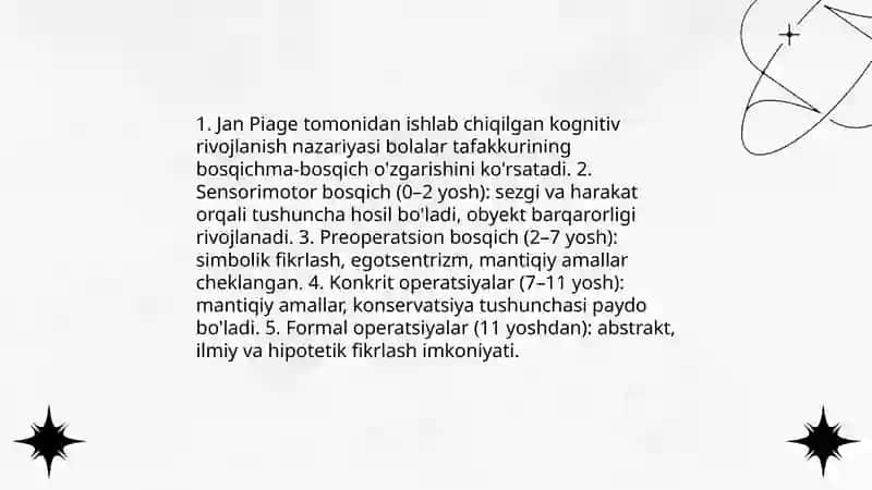 Tafakkur borasidagi psixologik nazariyalar 4