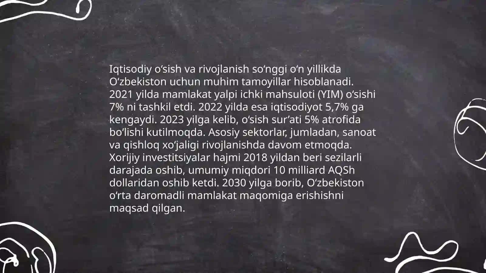 Milliy iqtisodiyotning muvozanati 4