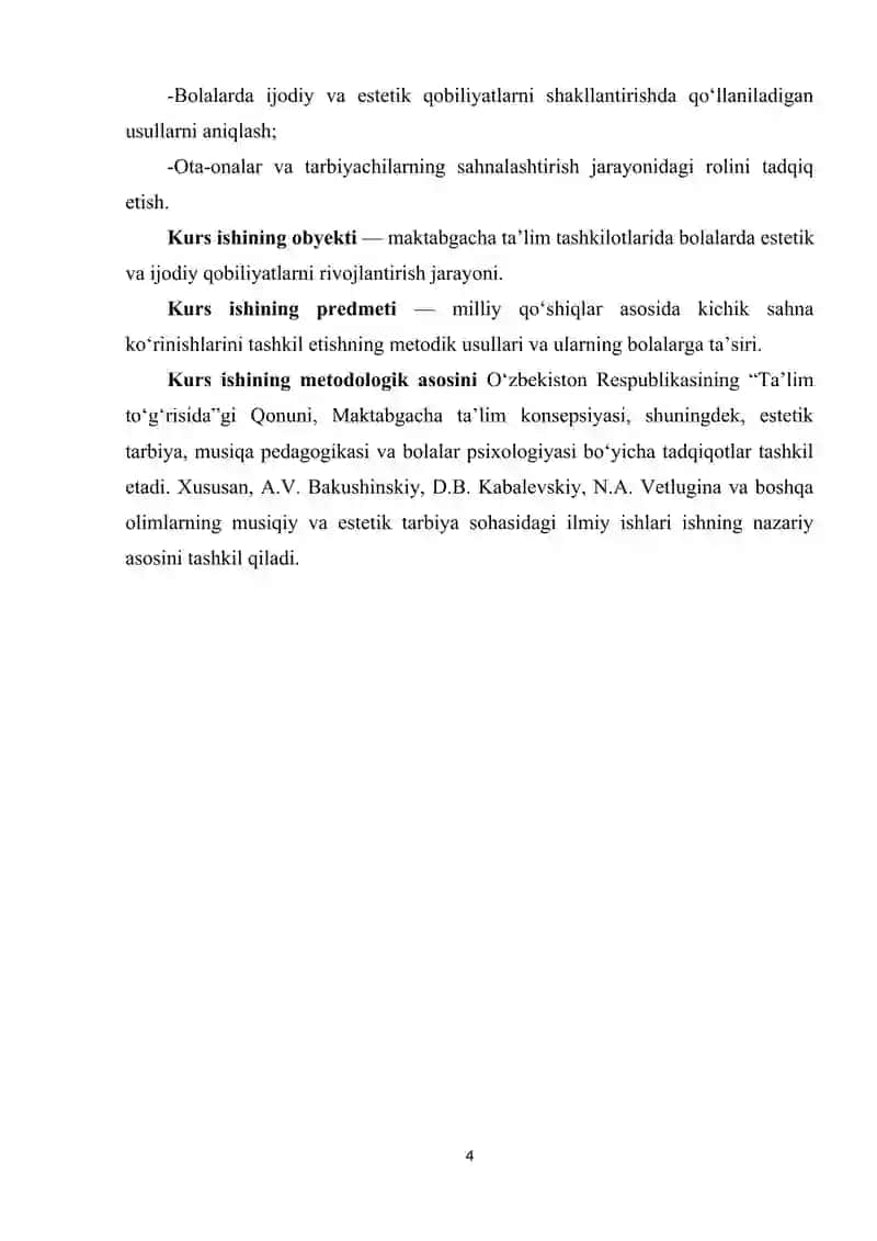 Milliy qo’shiqlar asosida kichik sahna ko’rinishlar 4