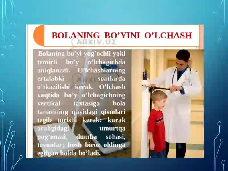 Bolalar va oʻsmirlarda antropometrik oʻlchov koʻrsatkichlarini aniqlash 4