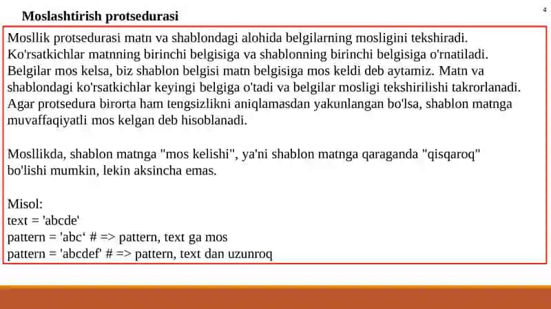 Pythonda regulyar ifodalar 4