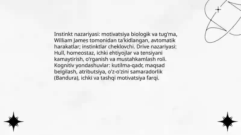 Inson motivasion sohasining rivojlanishi 4