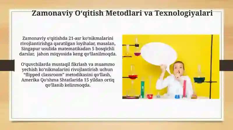 Boshlang'ich sinflarda o'qitish metodikasi 4