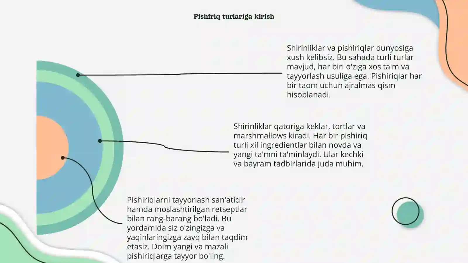 Shirinliklar va pishiriqlar 4