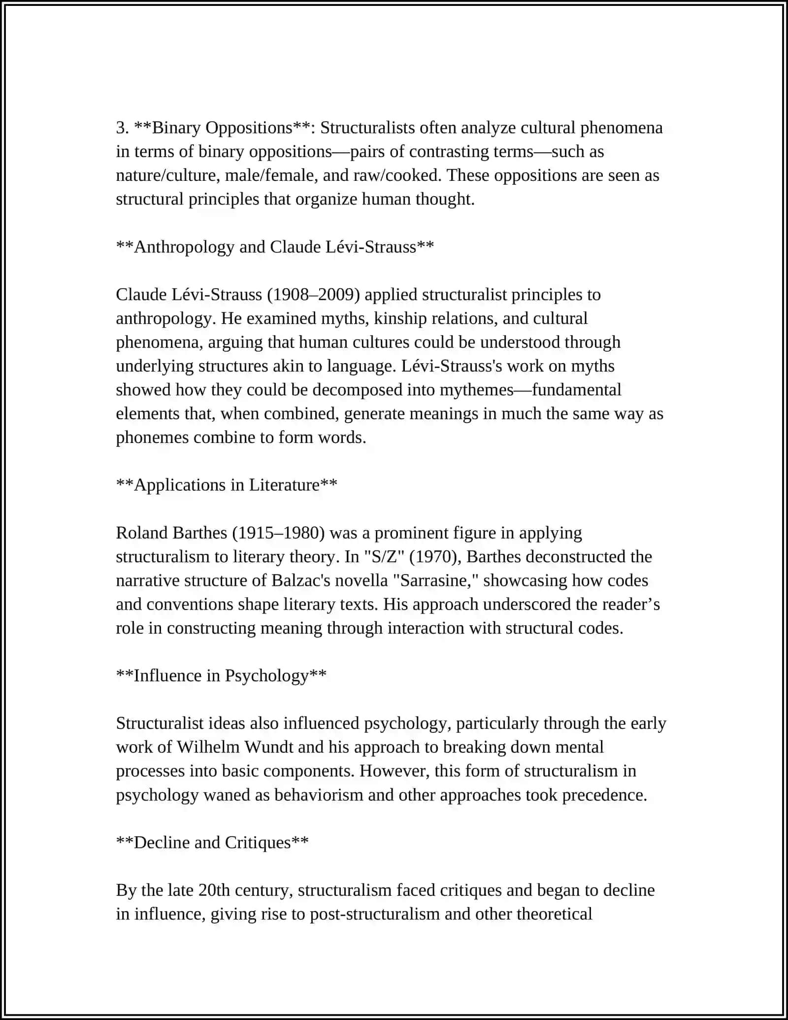 STRUCTURALISM 4