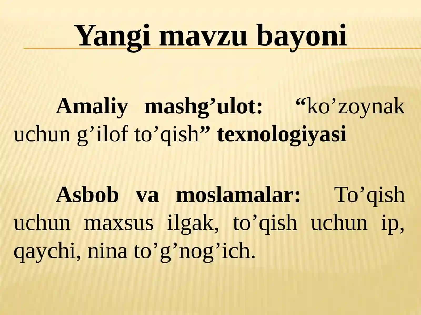 Ko’zaynak uchun g’ilof to’qish 4