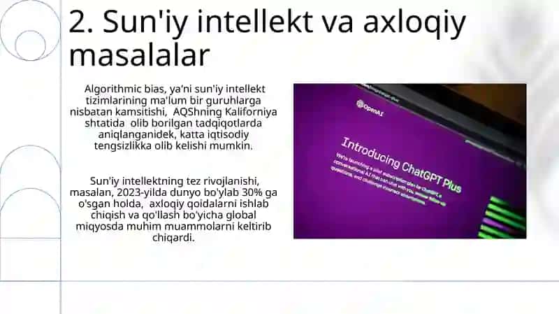 Suni Intellekt va Iqtisodiy Sohalari 4