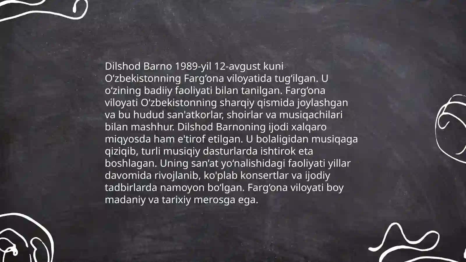 Dilshodi Barno Hayoti va Ijodi 4
