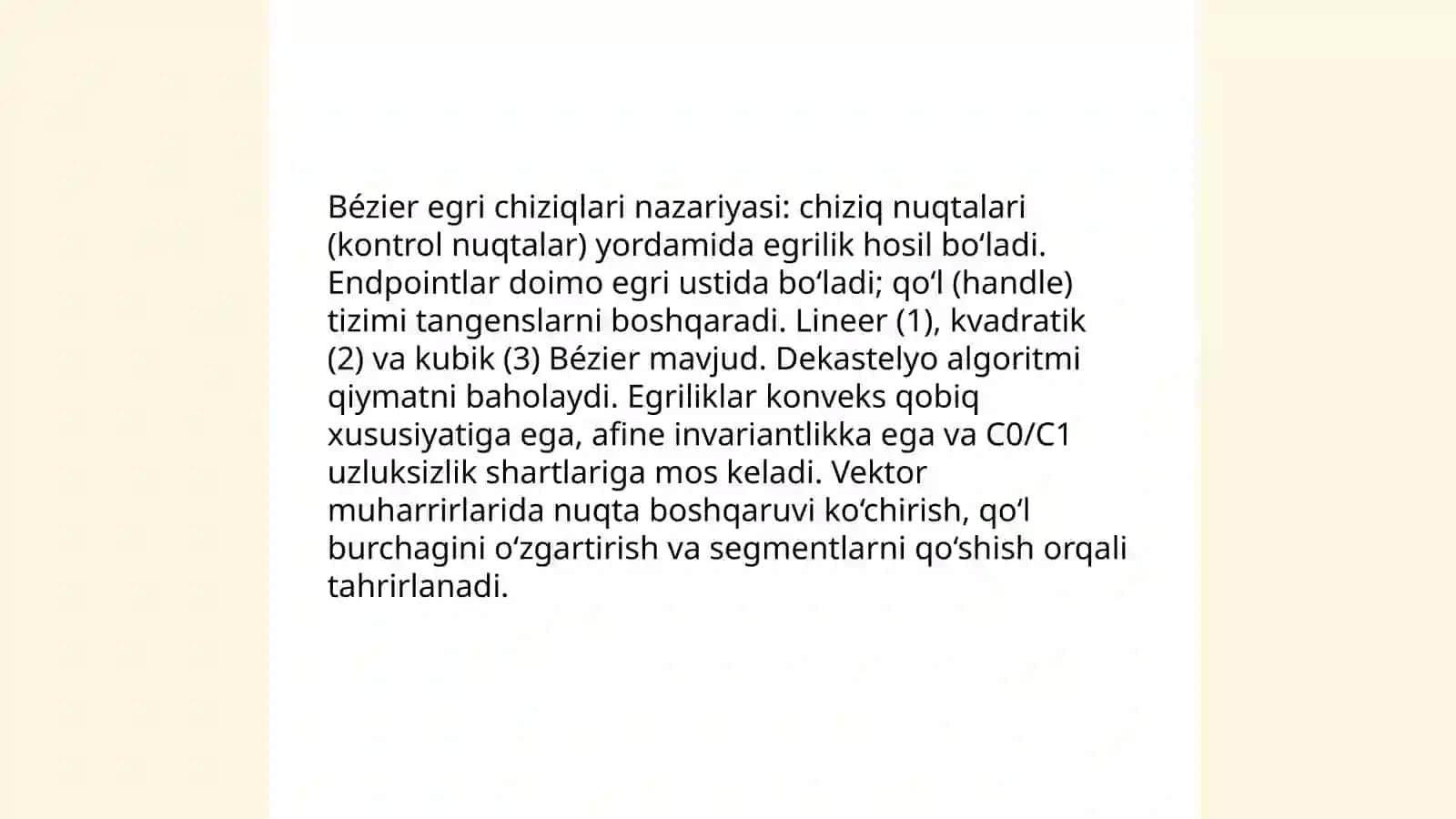 Raqamli tasvirlarni yaratish va qayta ishlash vositalari (vektorli grafik muharriri) 4
