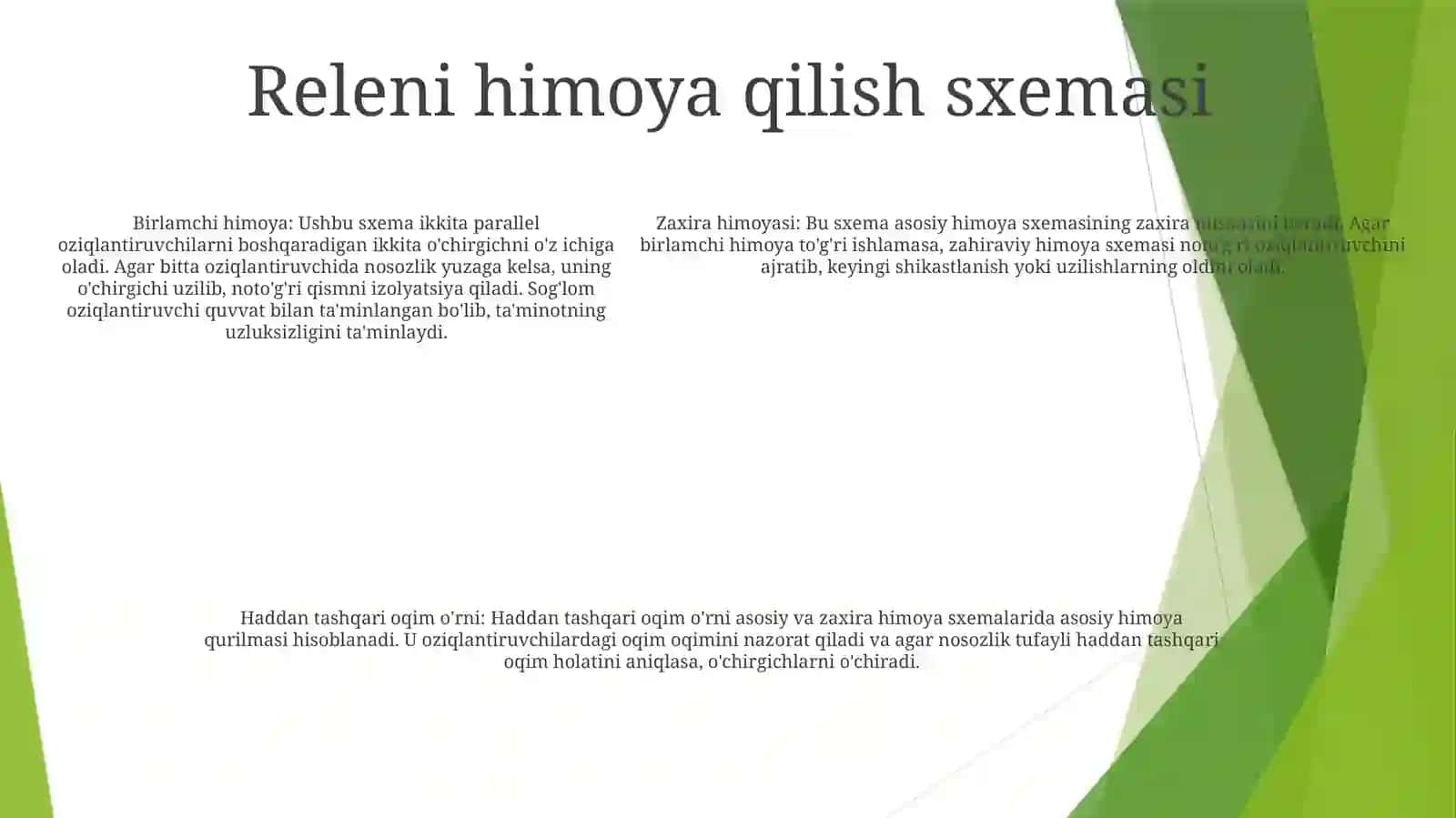 Ulanmalarni Ikkitadan OʻChirgichlar Bilan Boshqarish Sxemalari 4