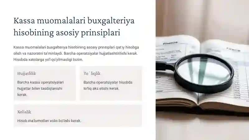 Bank kassa muomalalarini buxgalteriya hisobi  xisobvaraqlarida aks ettirilishi 4