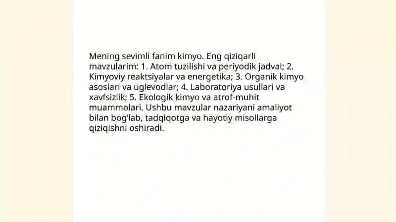 Mening sevimli fanim 4