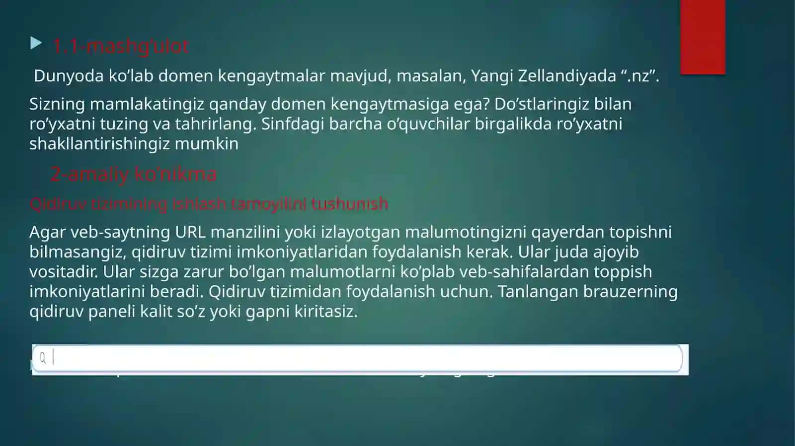 Internetda ishlashni oʻrganish 4