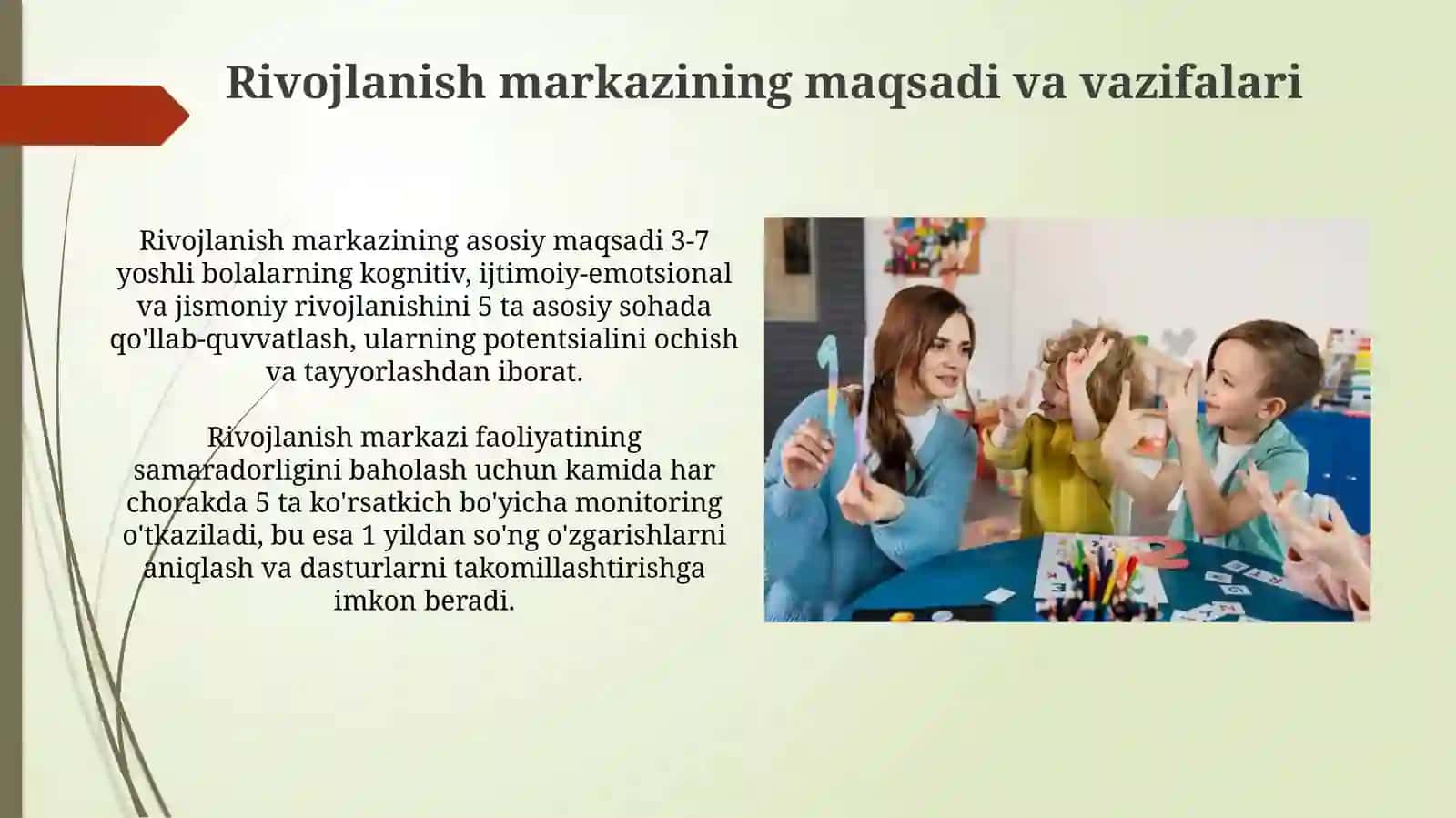 Pedagogning rõli markazlarni tashkil etishda 4