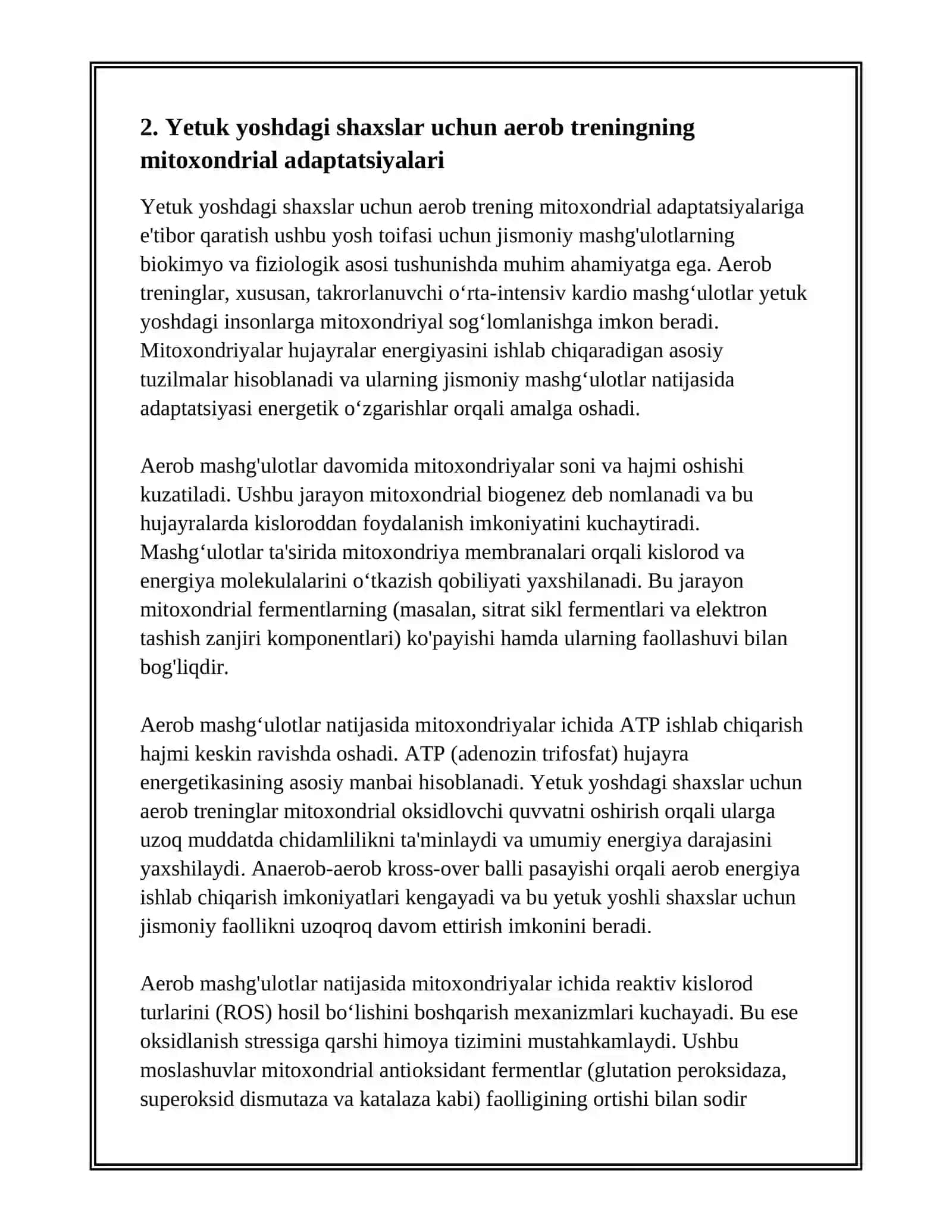 Bola va o'smirlarda energiya tizimlarining biokimyoviy xususiyatlari 4