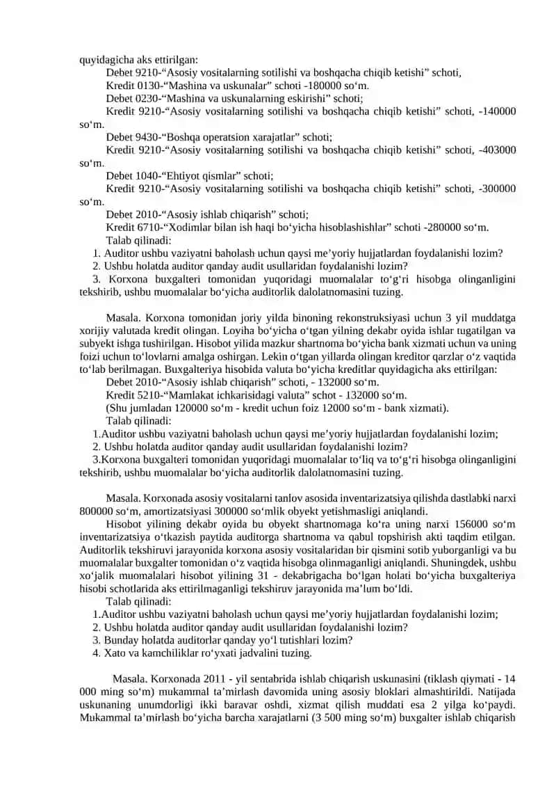 TA’MINOT JARAYONI AUDITI 4