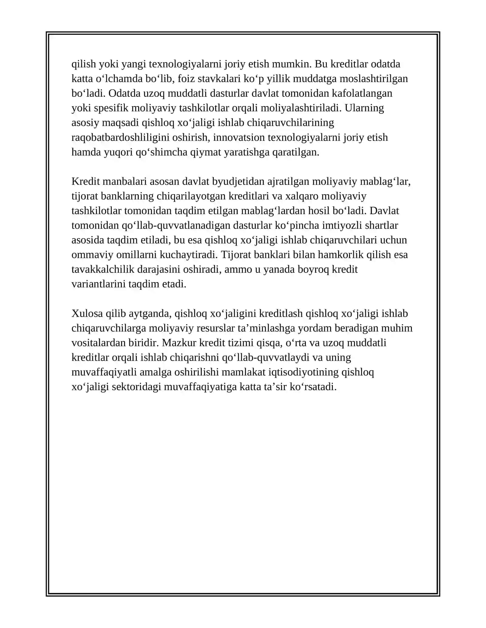 QISHLOQ XOʻJALIGI KIRIDITLASH USULARI SHAKLLARI VA ULARNING MANBALARI 4