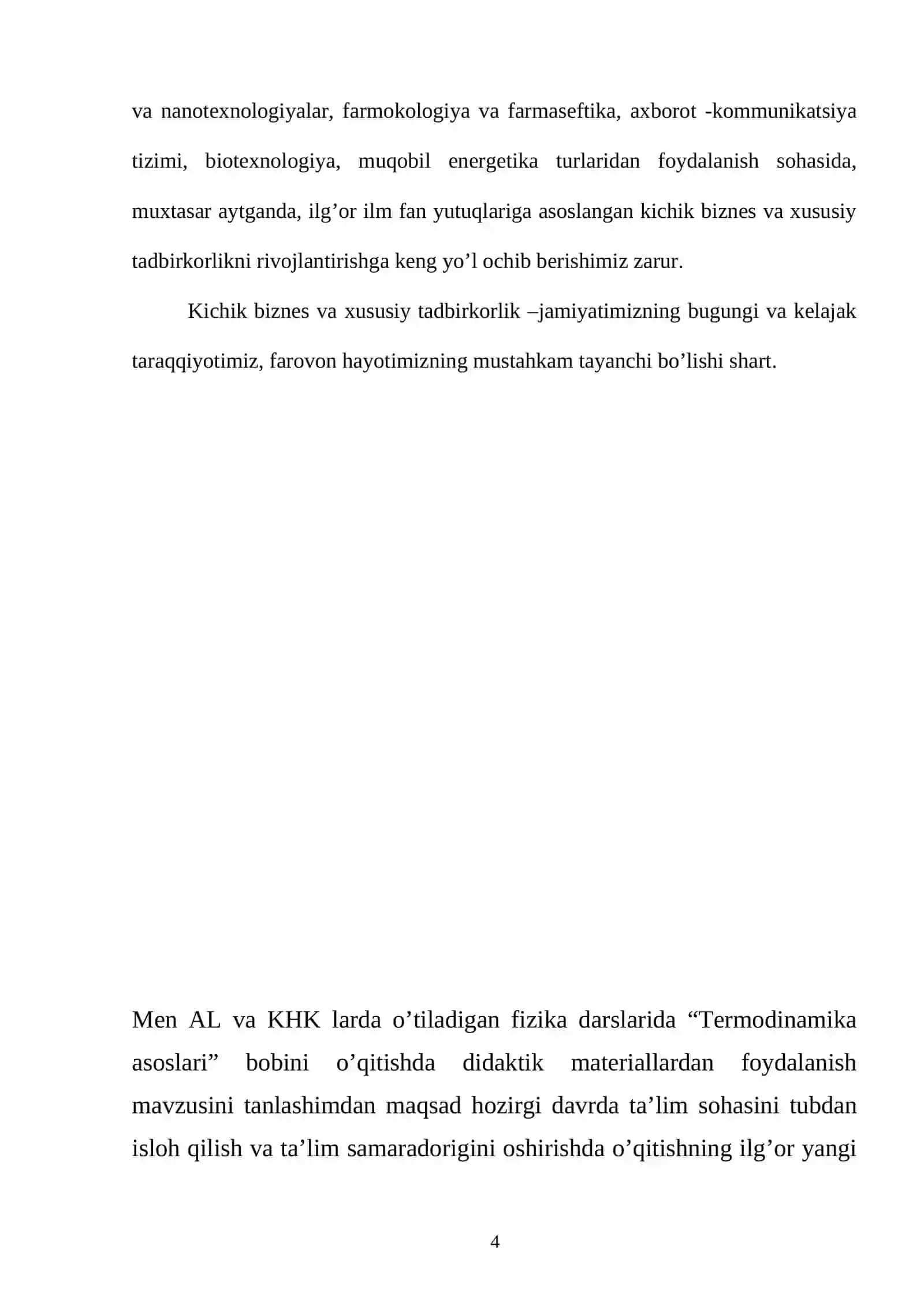 AKADEMIK LITSEY VA KASB – HUNAR KOLLEJLARIDA TERMODINAMIKA ASOSLARI BOBINI O’QITISHDA DIDAKTIK METODLARDAN FOYDALANISH USLUBI 4