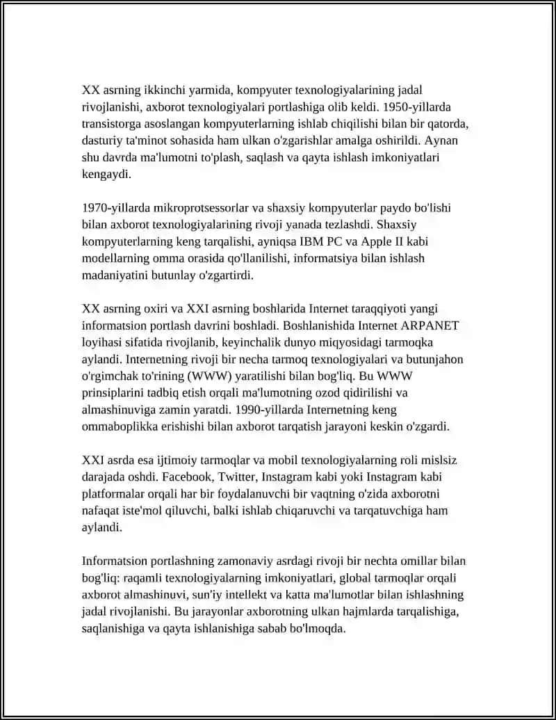 INFORMATSION PORTLASH 4