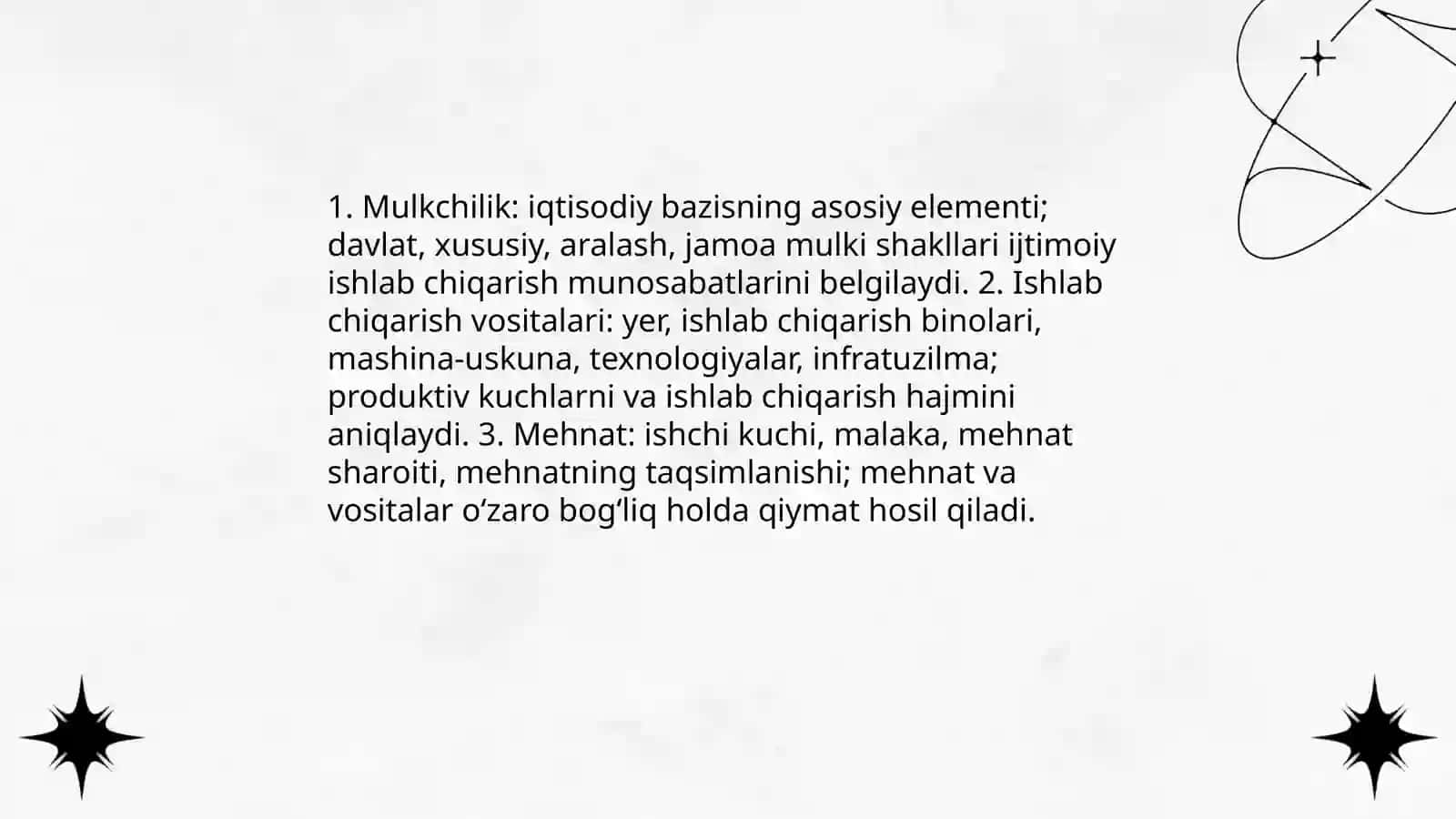 Iqtisodiy bazis tushunchasi 4