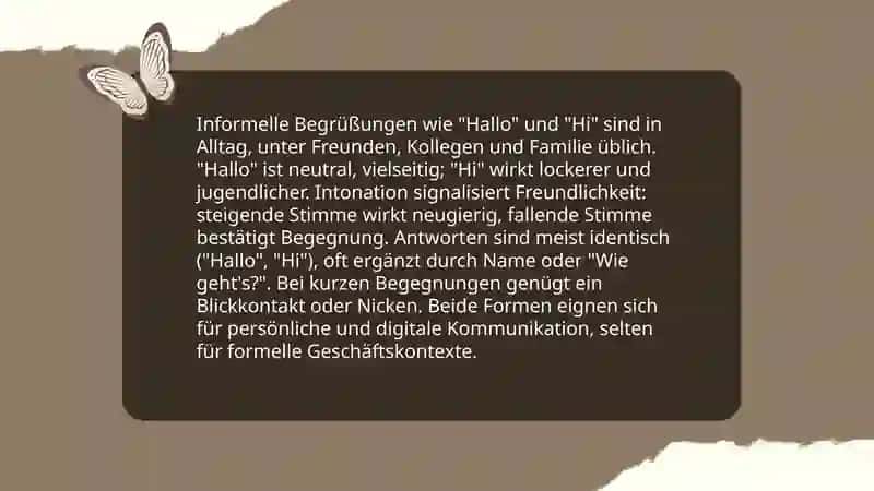 Formelle Begrüßungen in der deutschen Sprache 4